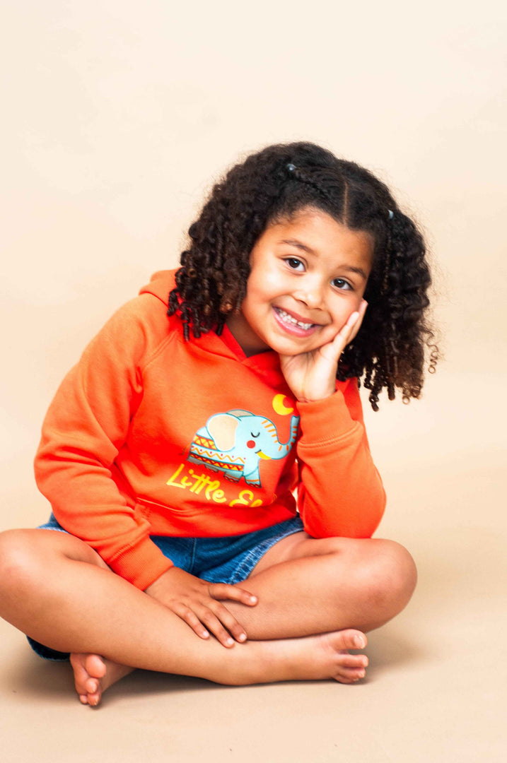 Kids eco elephant hoodie