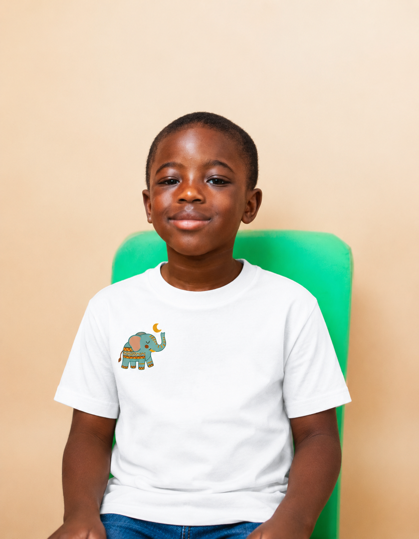 Kids mini elephant t-shirt - Little Elebo