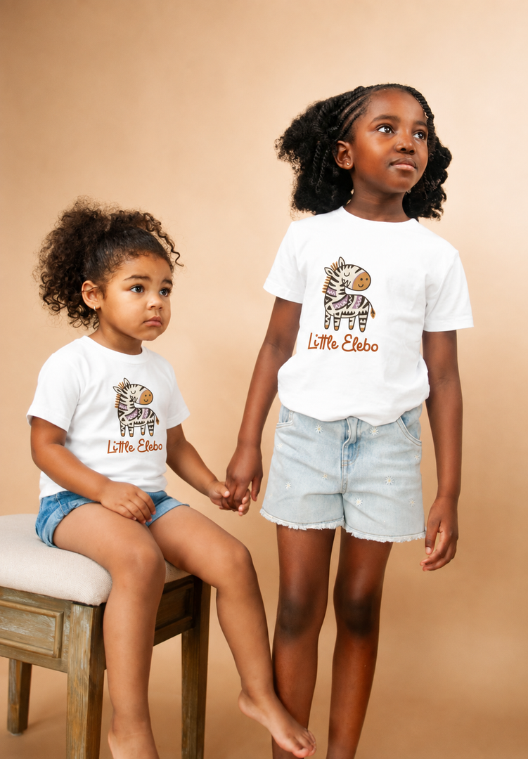 Kids zebra t-shirt - Little Elebo